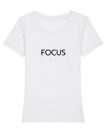 focus Tricou mânecă scurtă guler larg fitted Damă Expresser