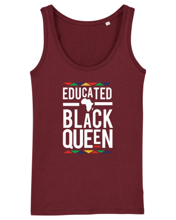Educated Black Queen Burgundy