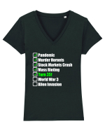 35 Year Old Funny Birthday Checklist Tricou mânecă scurtă guler V Damă Evoker