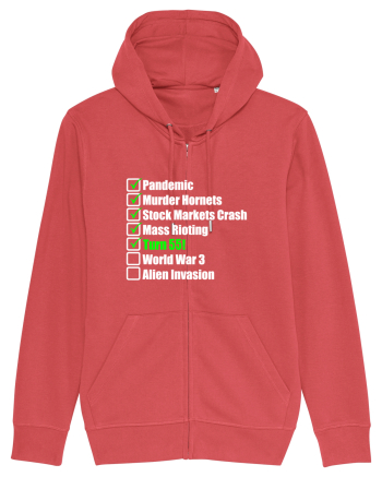 55 Year Old Funny Birthday Checklist Carmine Red