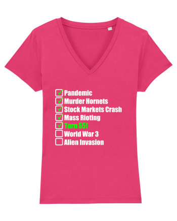 55 Year Old Funny Birthday Checklist Raspberry