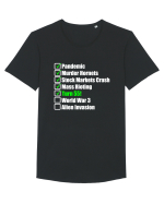 55 Year Old Funny Birthday Checklist Tricou mânecă scurtă guler larg Bărbat Skater