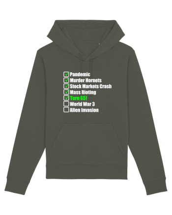 65 Year Old Funny Birthday Checklist Khaki