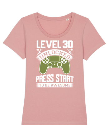 Level 30 Unlocked Press Start To Be Awesome Canyon Pink
