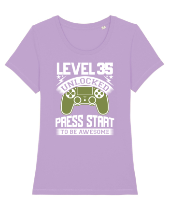 Level 35 Unlocked Press Start To Be Awesome Lavender Dawn