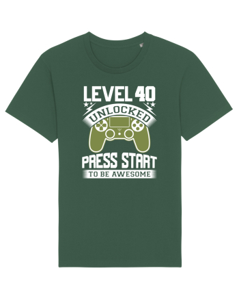 Level 40 Unlocked Press Start To Be Awesome Bottle Green