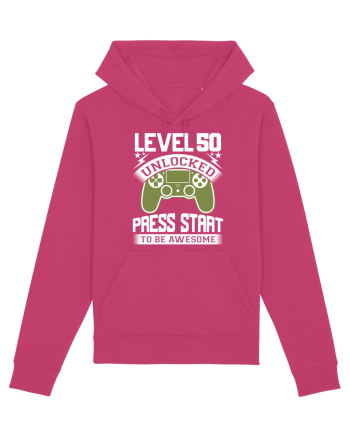 Level 50 Unlocked Press Start To Be Awesome Raspberry