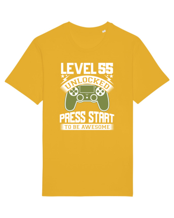 Level 55 Unlocked Press Start To Be Awesome Spectra Yellow