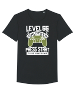 Level 55 Unlocked Press Start To Be Awesome Tricou mânecă scurtă guler larg Bărbat Skater