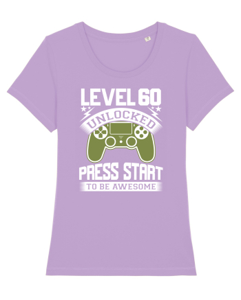 Level 60 Unlocked Press Start To Be Awesome Lavender Dawn