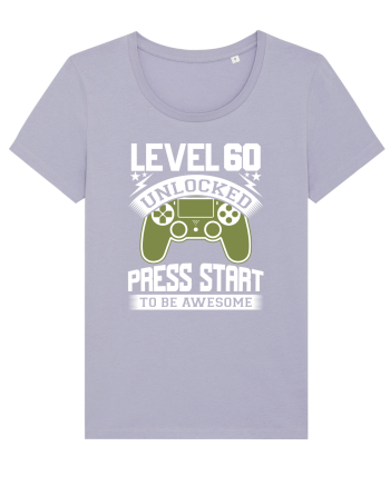Level 60 Unlocked Press Start To Be Awesome Lavender