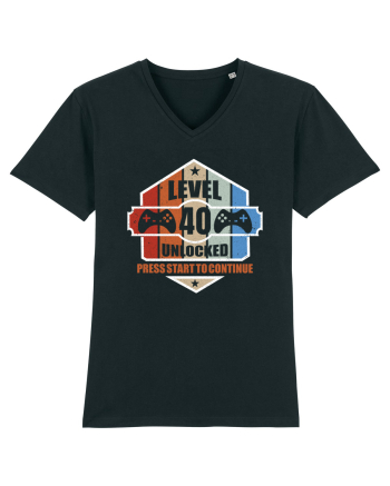 Level 40 Unlocked Press Start To Continue Black