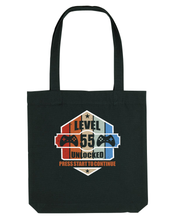 Level 55 Unlocked Press Start To Continue Black