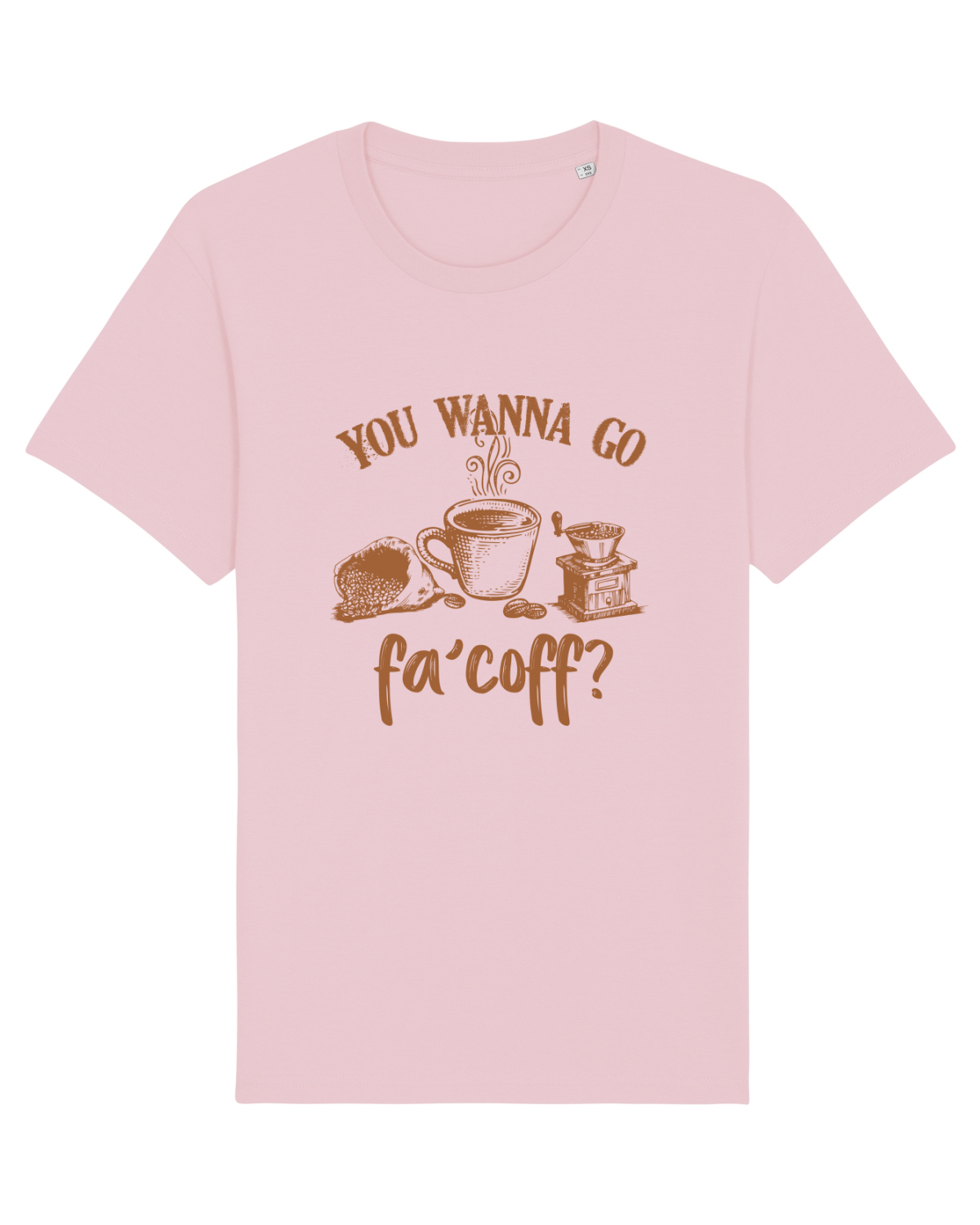 Tricou mânecă scurtă Unisex Rocker Cotton Pink