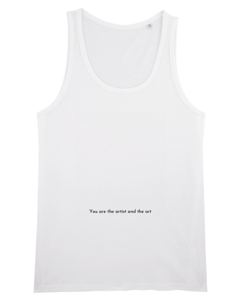 you are the artist and the art White
