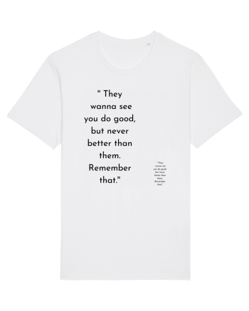 they wanna see you do good... White