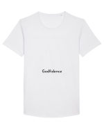 godfidence Tricou mânecă scurtă guler larg Bărbat Skater