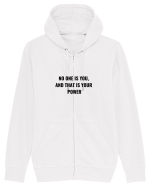 no one is you... Hanorac cu fermoar Unisex Connector