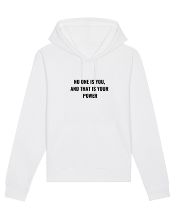no one is you... White