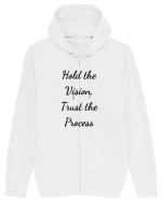 hold the vision trust the process Hanorac cu fermoar Unisex Connector