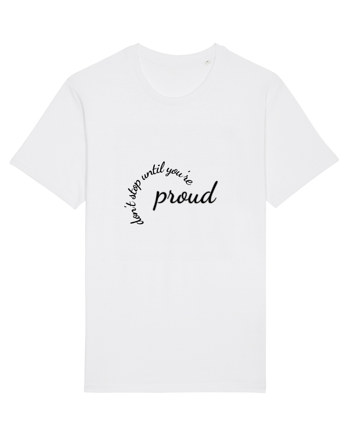 Tricou mânecă scurtă Unisex Rocker White