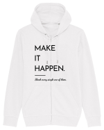 make it happen Hanorac cu fermoar Unisex Connector