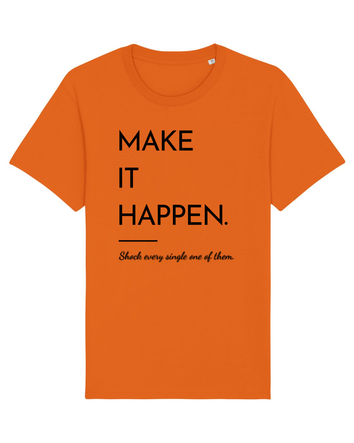 Tricou mânecă scurtă Unisex Rocker Bright Orange
