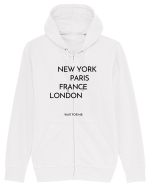 new york paris Hanorac cu fermoar Unisex Connector
