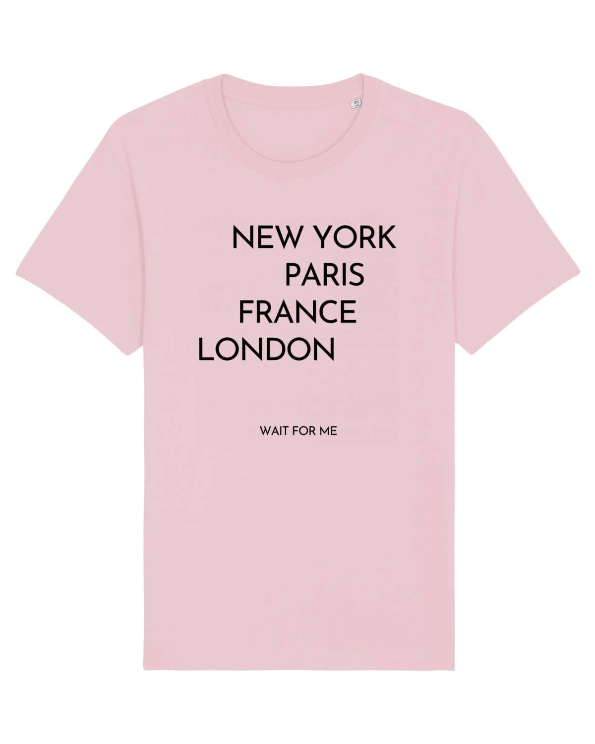 Tricou mânecă scurtă Unisex Rocker Cotton Pink