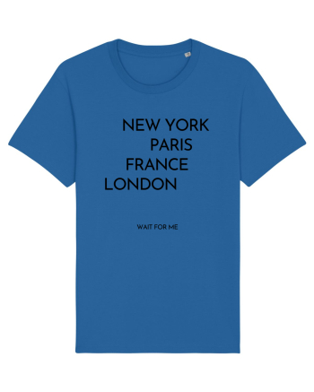 new york paris Royal Blue