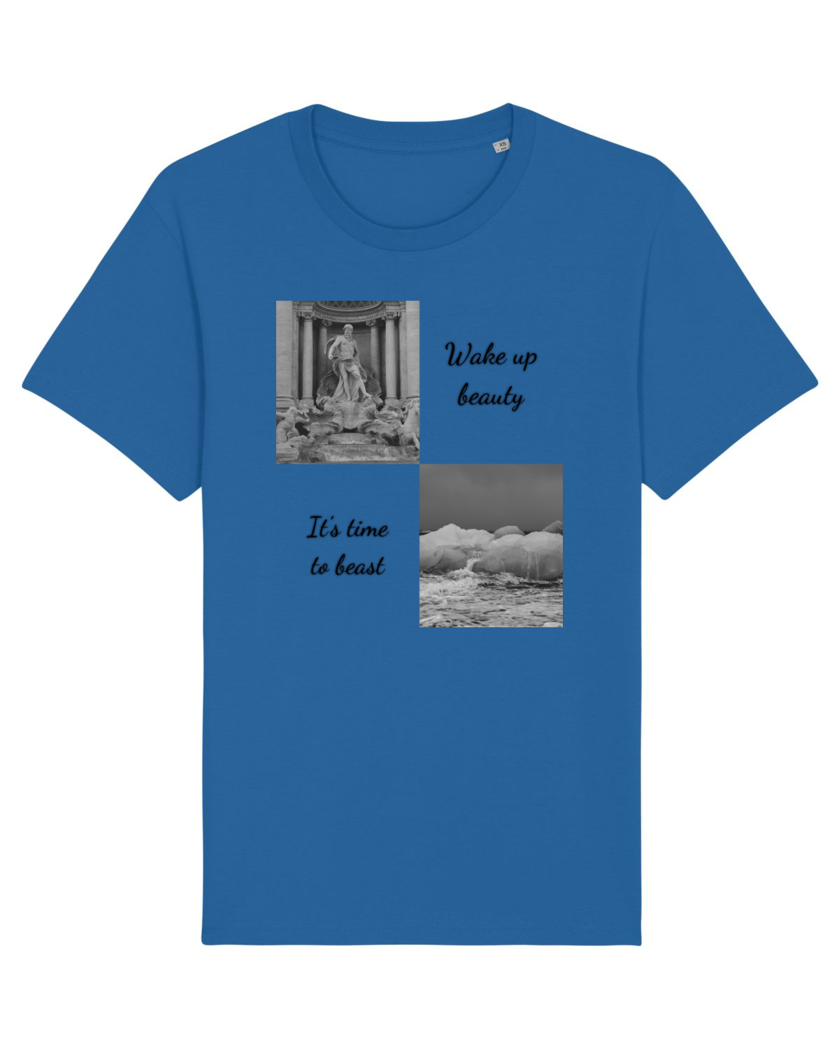 Tricou mânecă scurtă Unisex Rocker Royal Blue