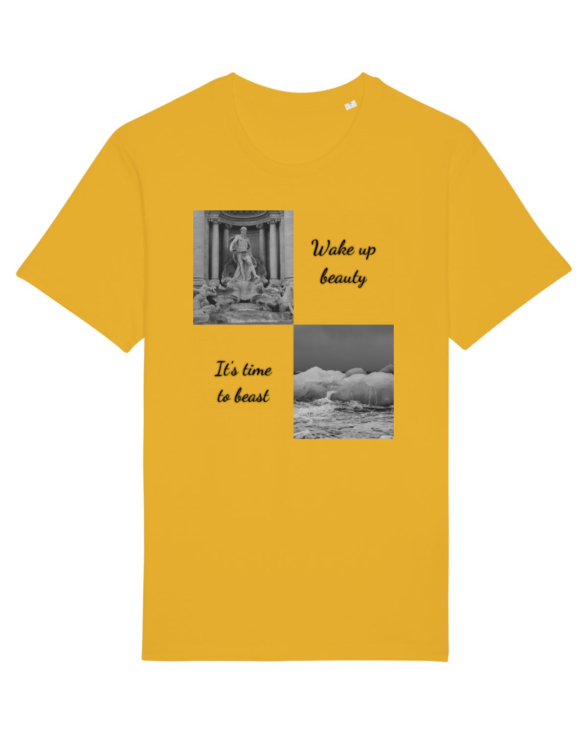 Tricou mânecă scurtă Unisex Rocker Spectra Yellow