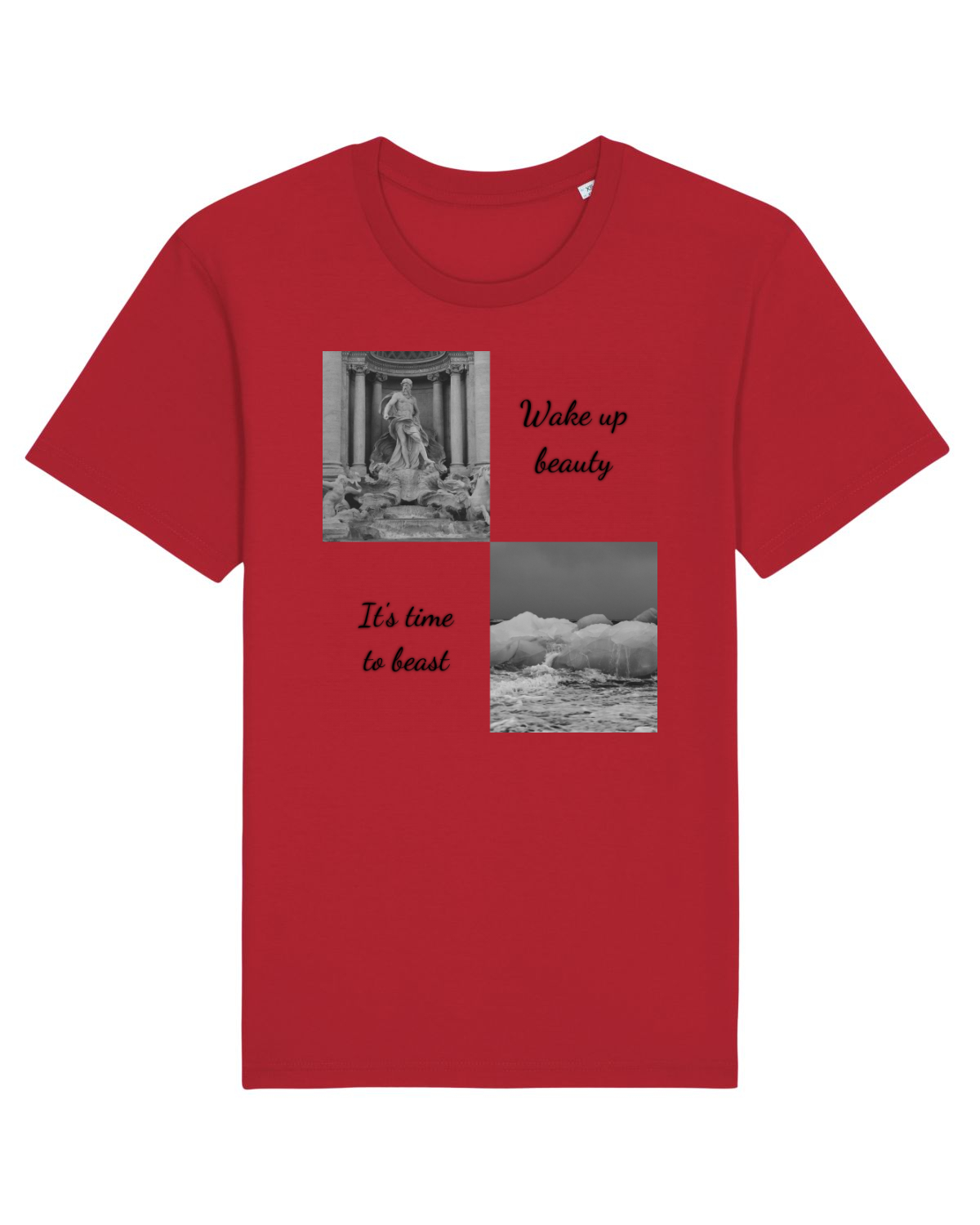 Tricou mânecă scurtă Unisex Rocker Red