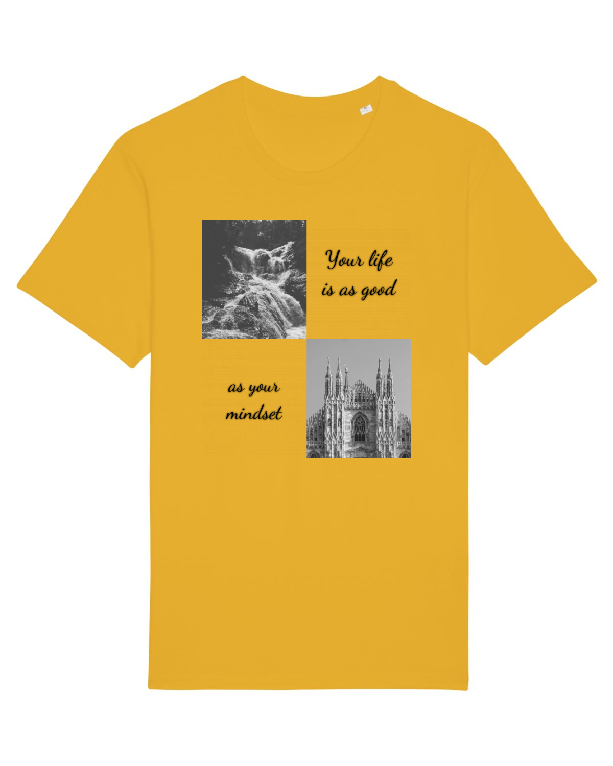 Tricou mânecă scurtă Unisex Rocker Spectra Yellow