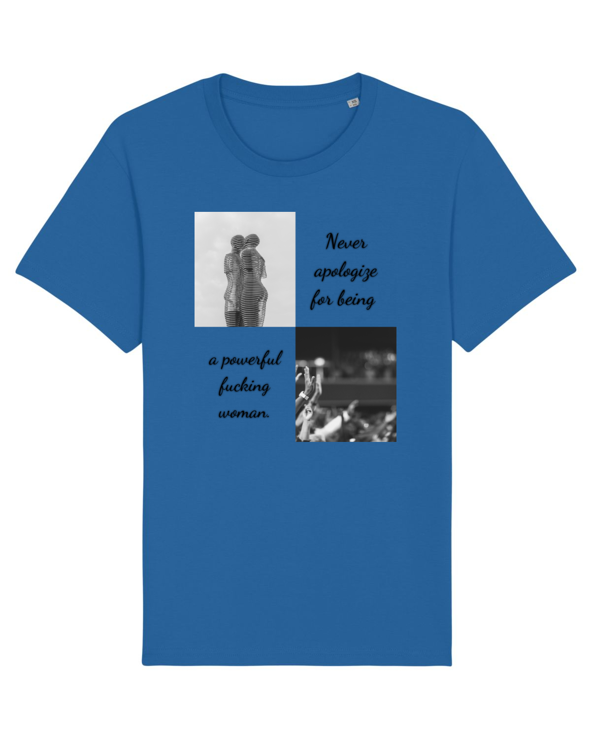Tricou mânecă scurtă Unisex Rocker Royal Blue