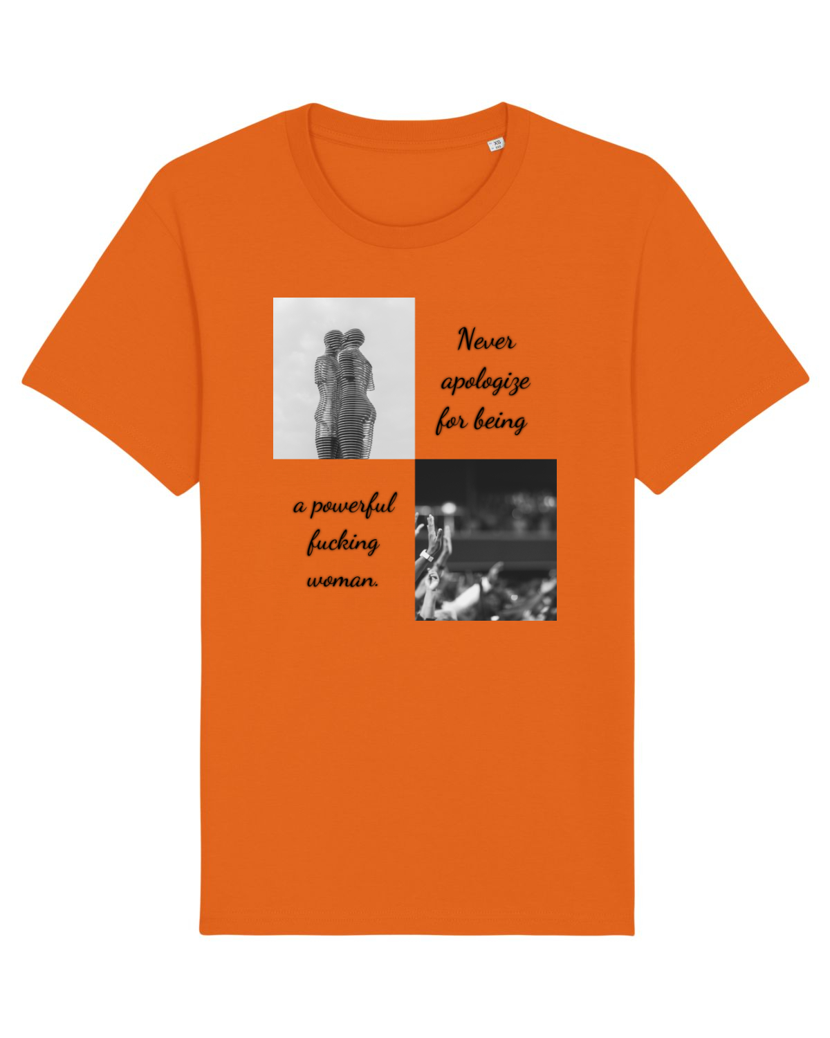 Tricou mânecă scurtă Unisex Rocker Bright Orange