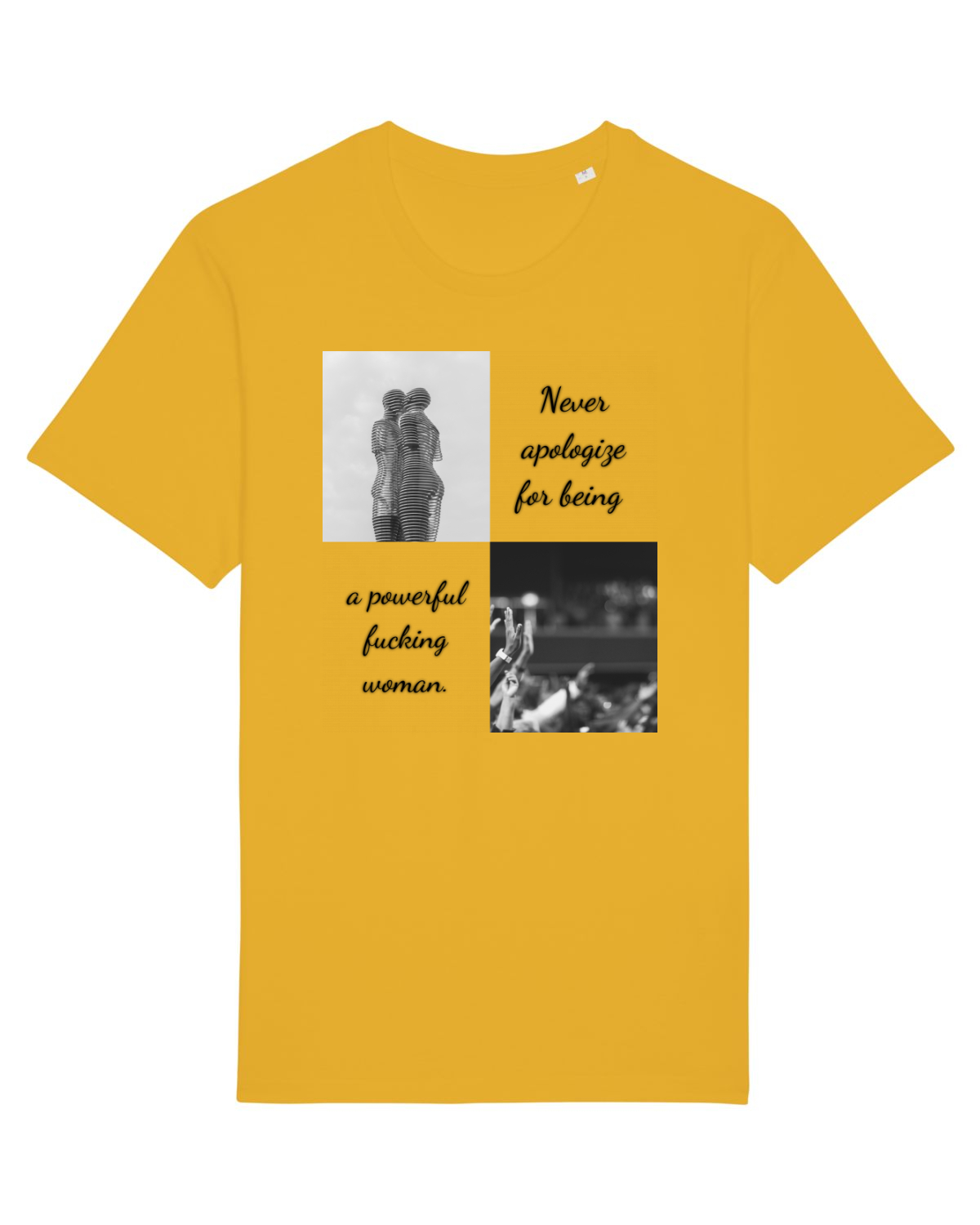 Tricou mânecă scurtă Unisex Rocker Spectra Yellow