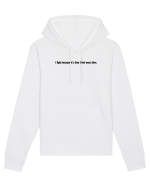 i fight because... Hanorac Unisex Drummer