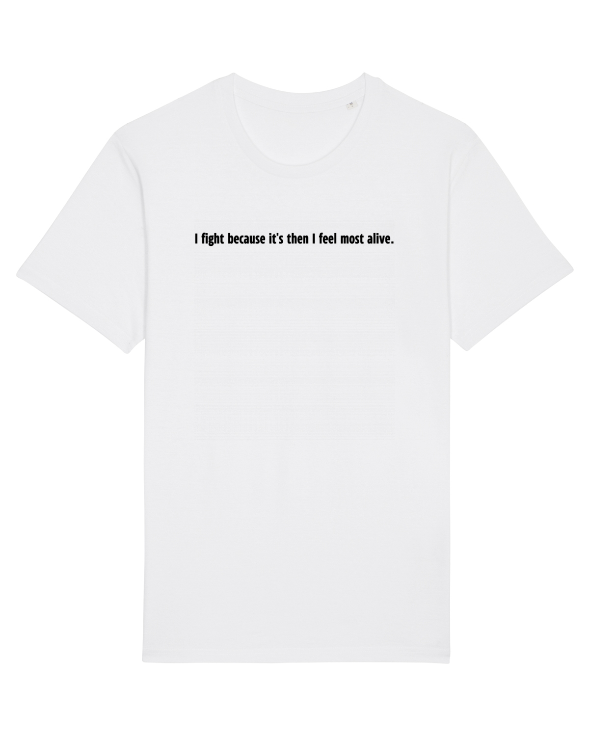 Tricou mânecă scurtă Unisex Rocker White