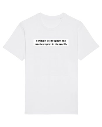 boxing is the toughest... White