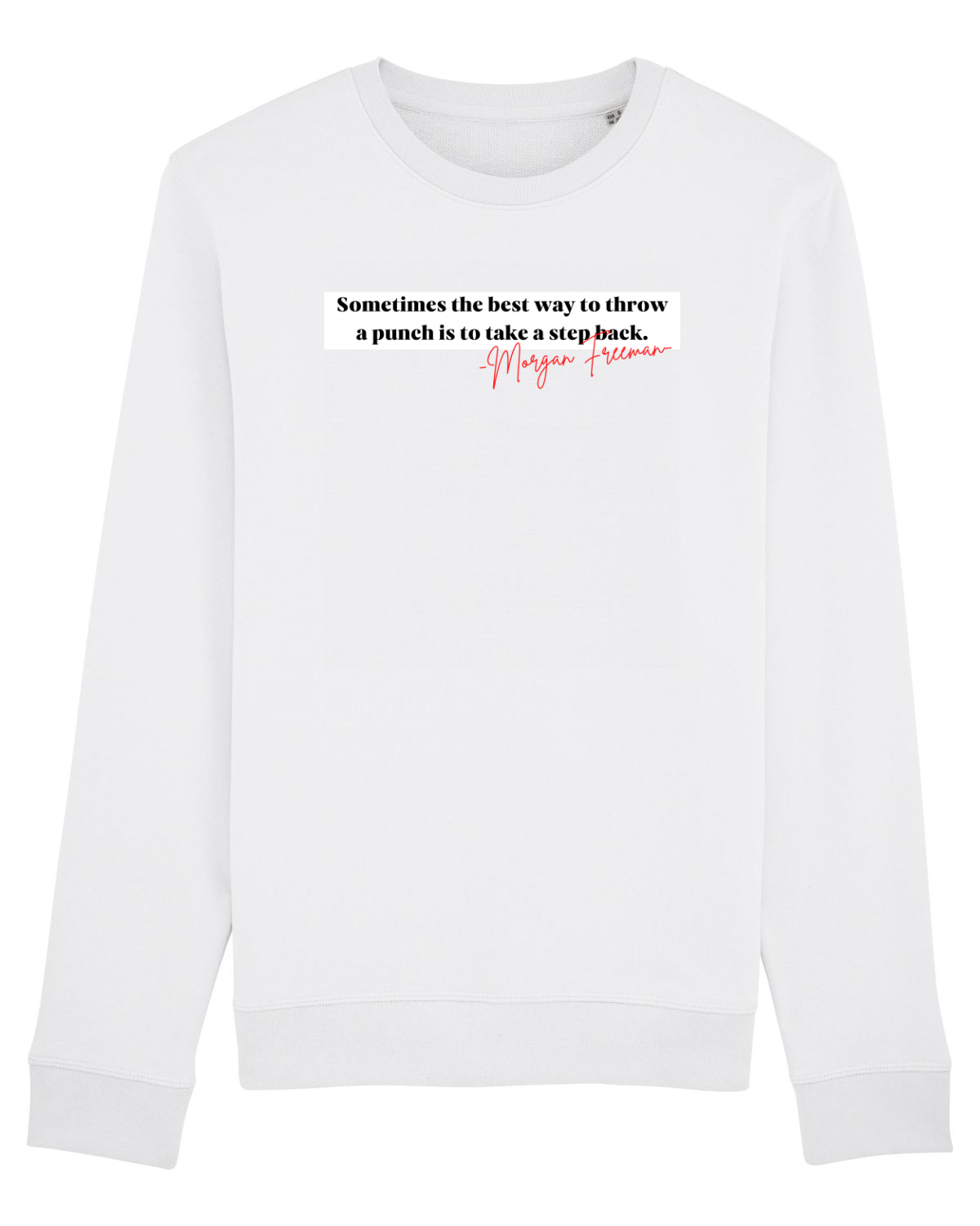 Bluză mânecă lungă Unisex Rise White