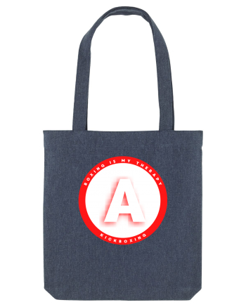 boxing letter A Midnight Blue