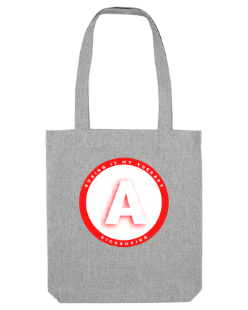 boxing letter A Heather Grey