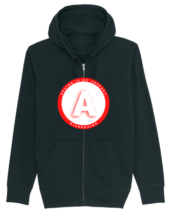 boxing letter A Black