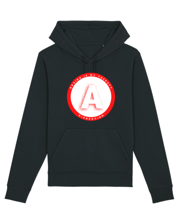 boxing letter A Black