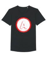 boxing letter A Tricou mânecă scurtă guler larg Bărbat Skater