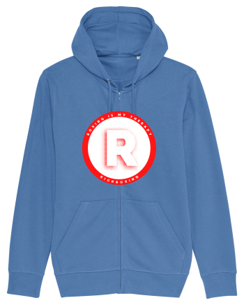 boxing letter R Bright Blue