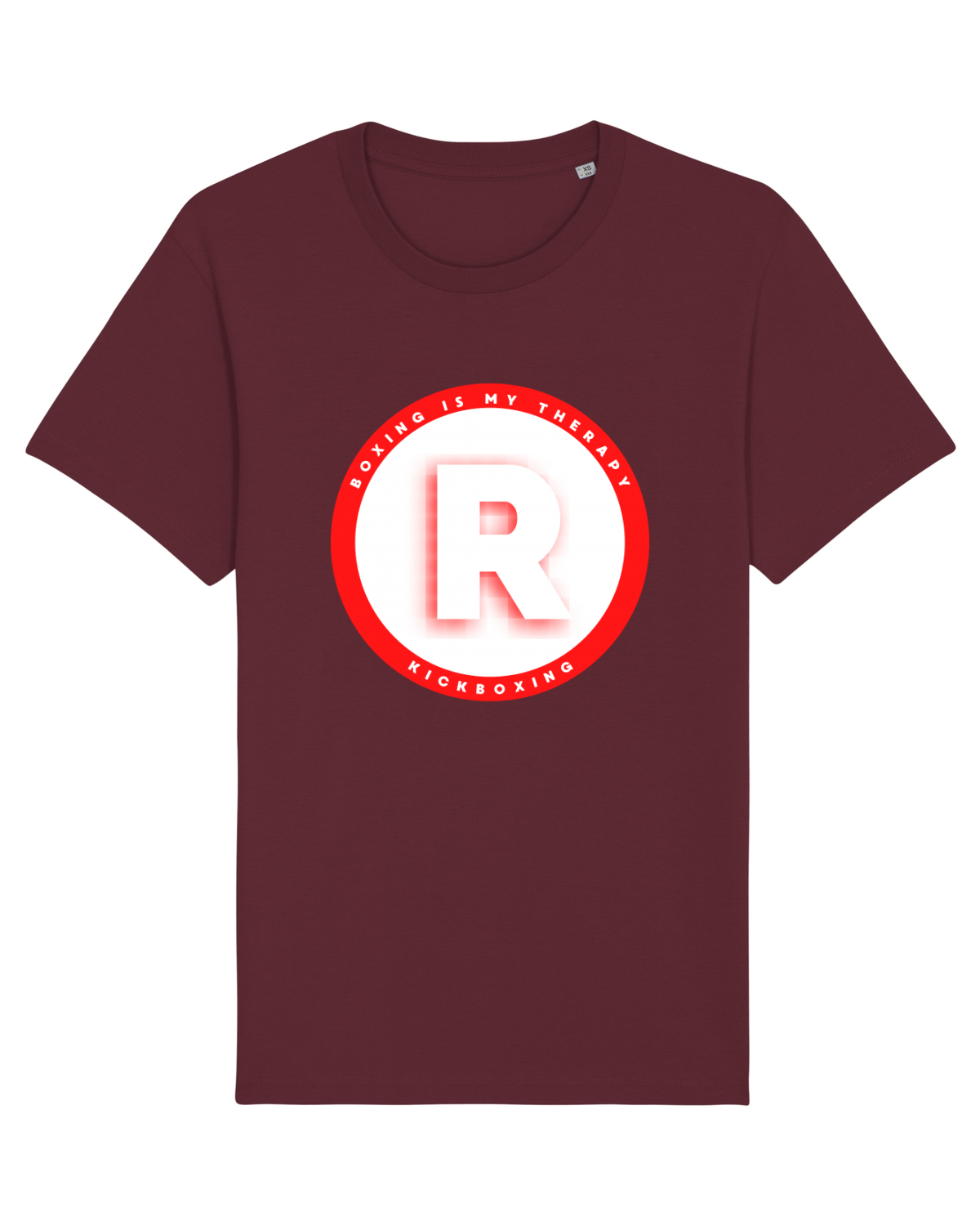 Tricou mânecă scurtă Unisex Rocker Burgundy