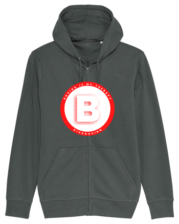 boxing letter B Anthracite