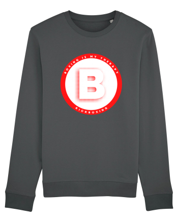 boxing letter B Anthracite